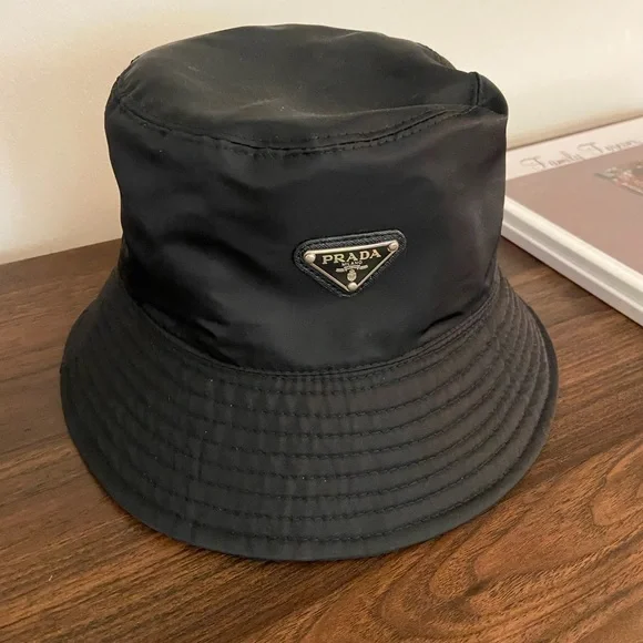 Accessories | Prada Nylon Bucket Hat Size Small | Poshmark